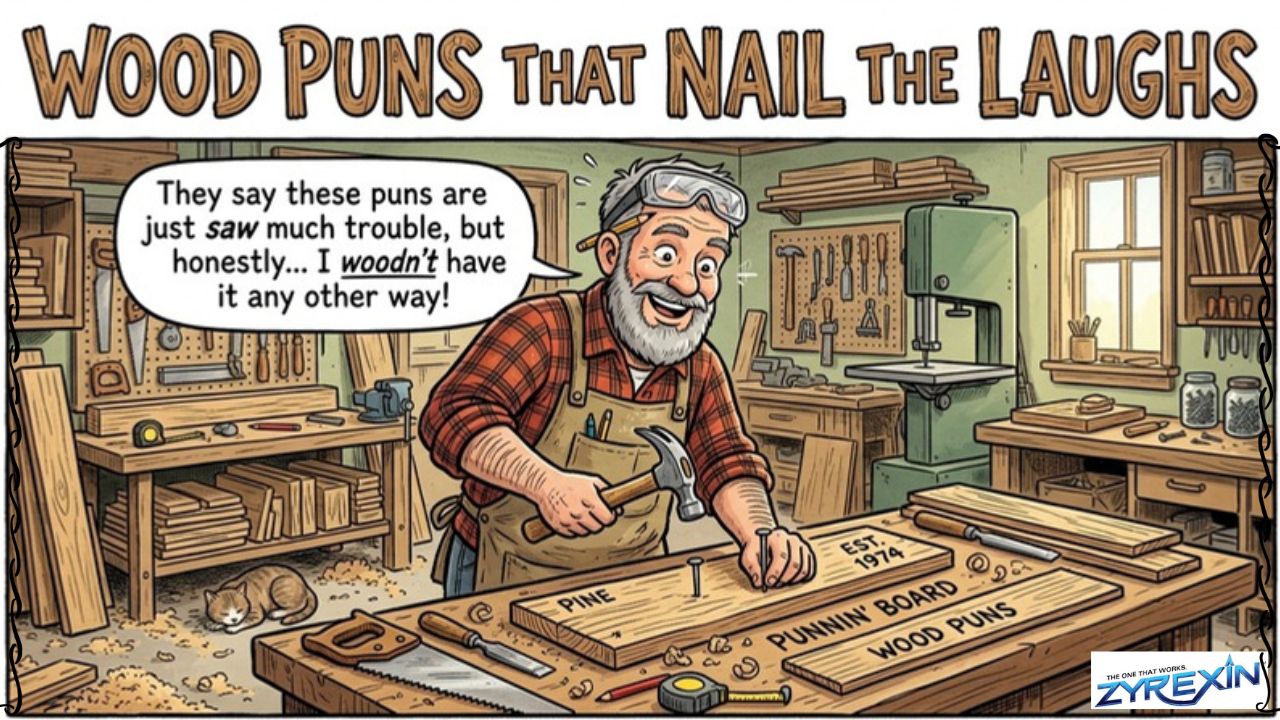 Wood Puns That Nail the Laughs One-Liner