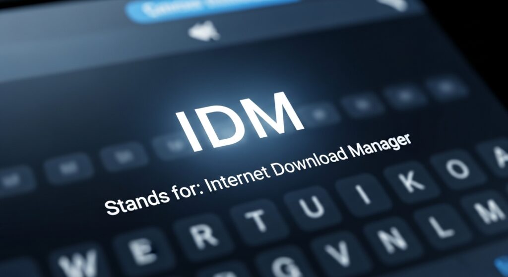 What Does IDM Mean in Text?