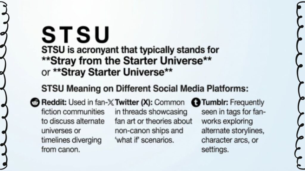 STSU Meaning on Different Social Media Platforms