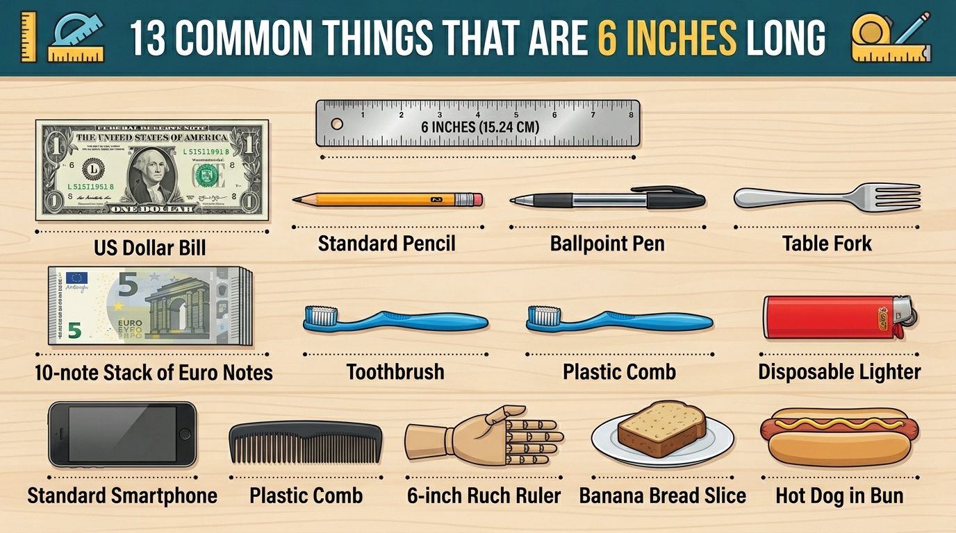 Common Things That Are 6 Inches Long
