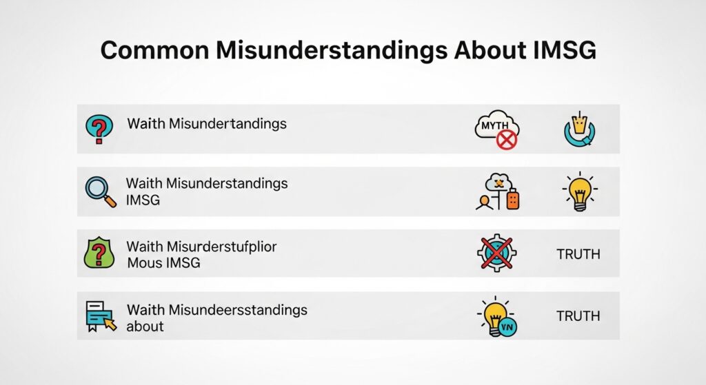 Common Misunderstandings About IMSG