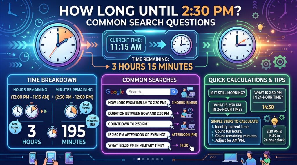 How Long Until 2:30 PM? Common Search Questions