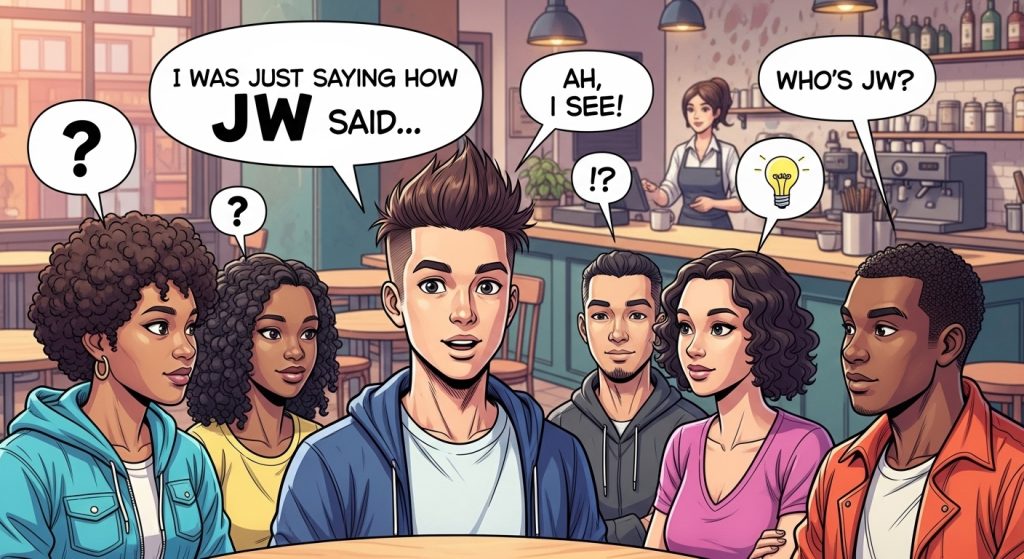 How Is JW Used in Conversations?