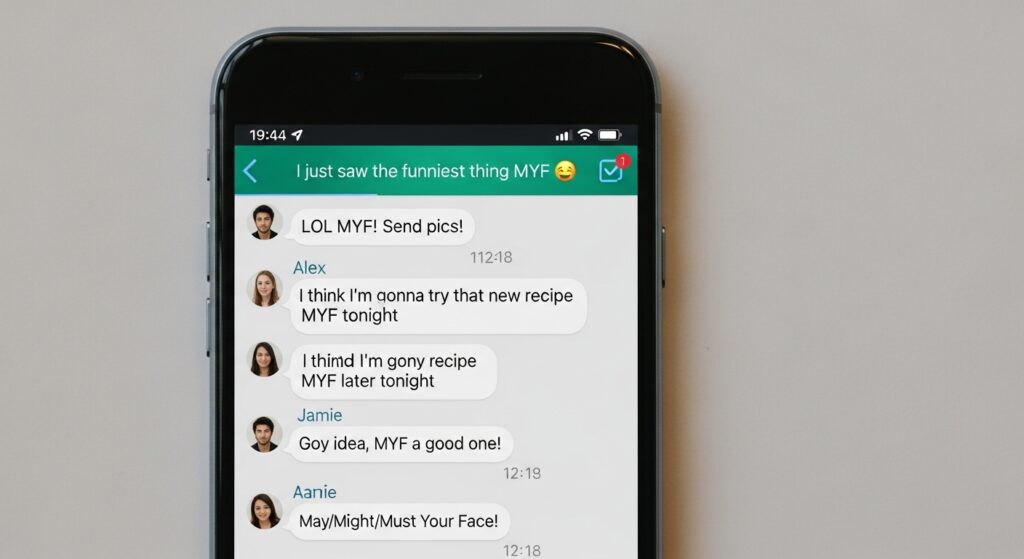 Examples of MYF in Text Conversations