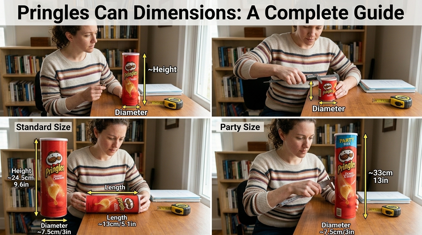Pringles Can Dimensions: A Complete Guide With Height, Length, Diameter & Size Of A Pringles Can