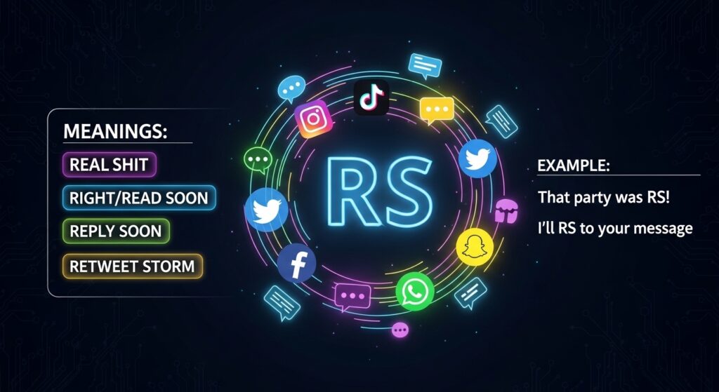RS Meaning in Texting and Social Media