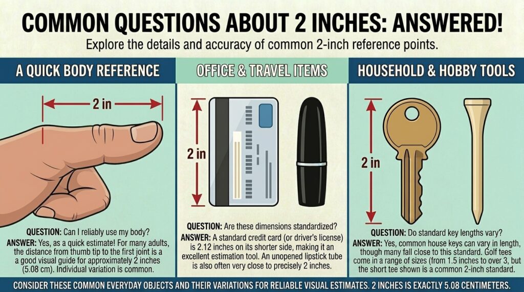 Common Questions About 2 Inches