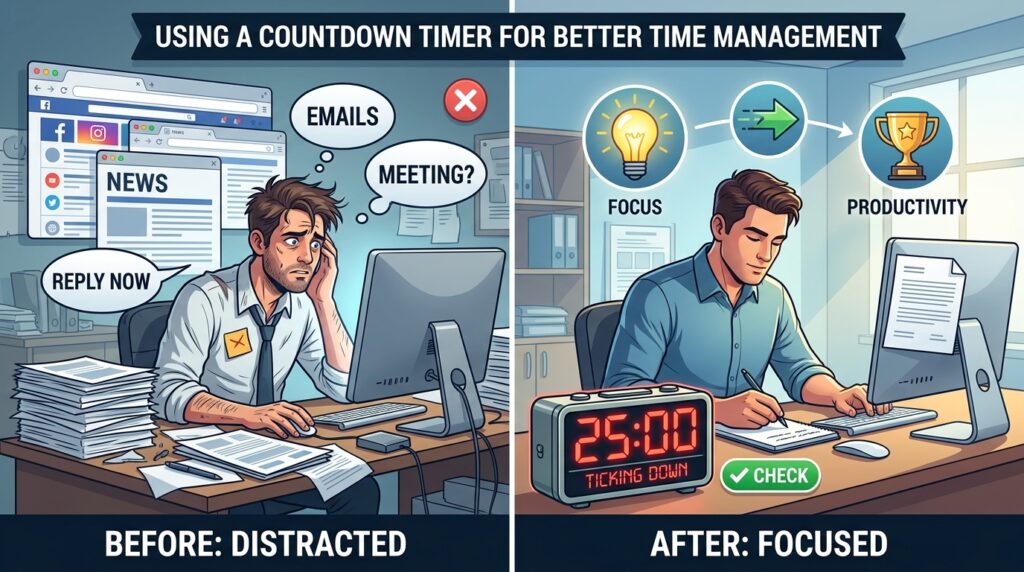 Using a Countdown Timer for Better Time Management