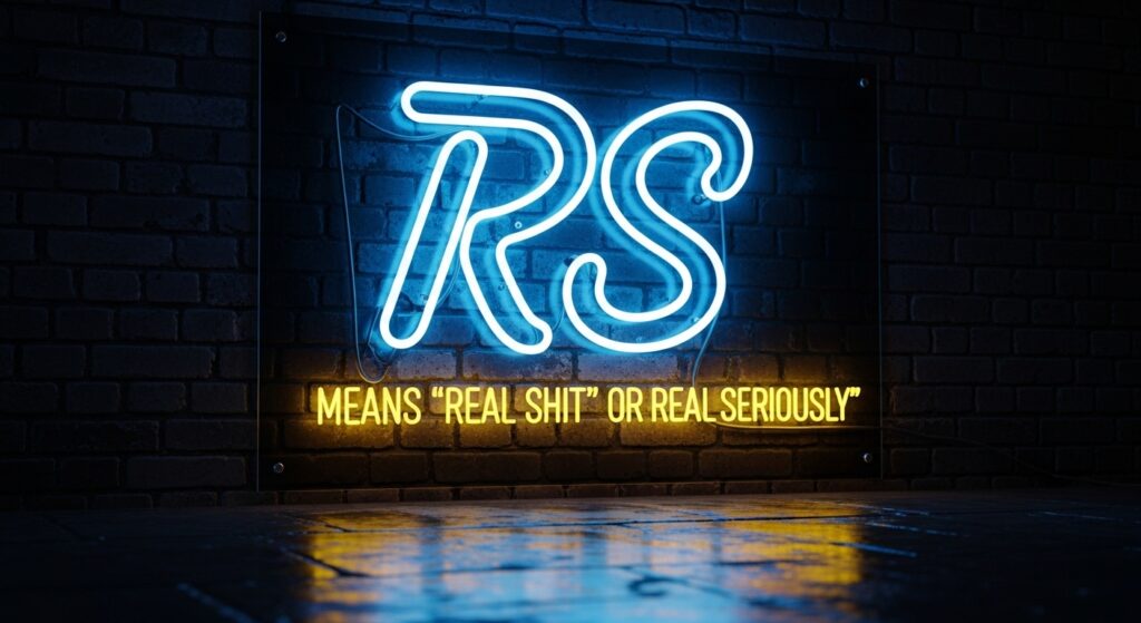 What Does RS Mean in Text?