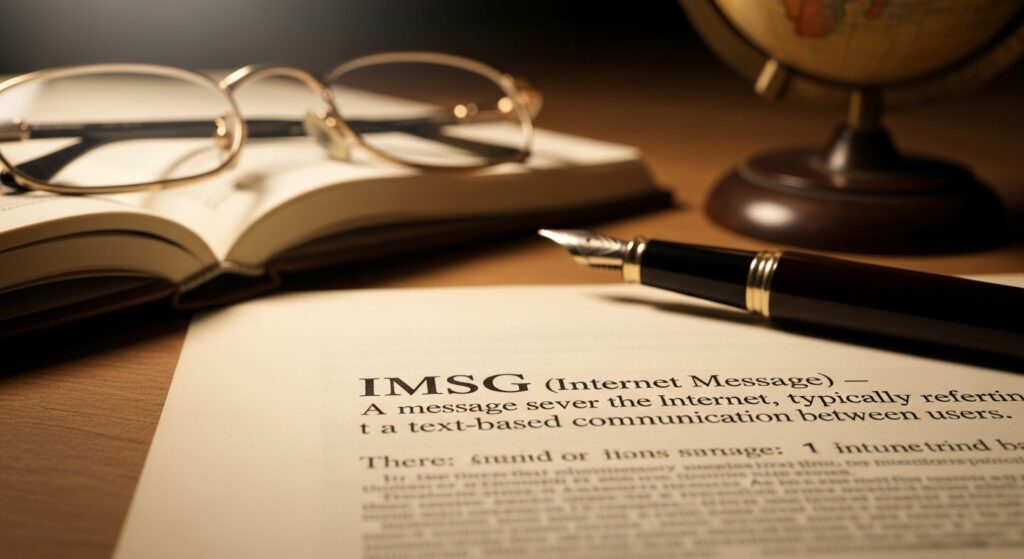 Quick Answer: What Does IMSG Mean?