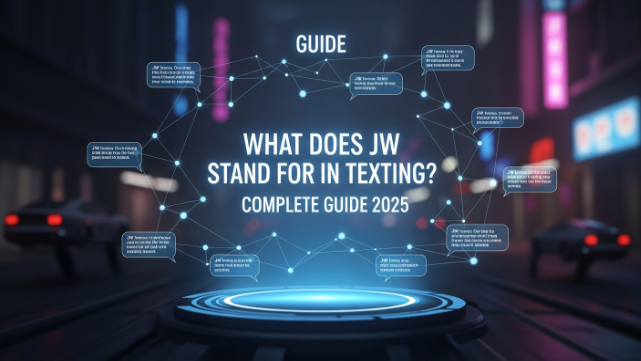 What Does JW Stand For in Texting? Complete Guide 2025