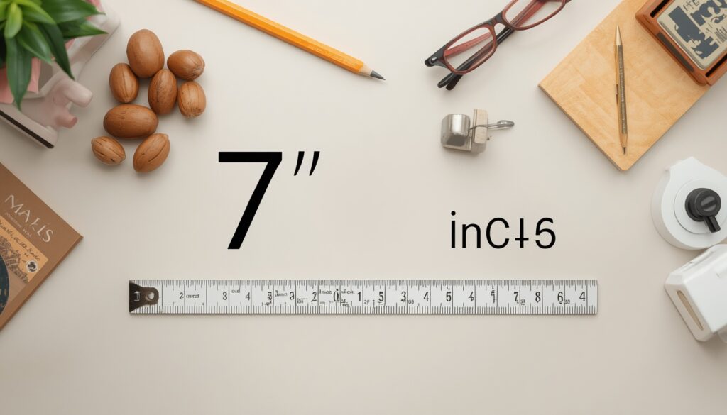 7 Inches (in) in real life